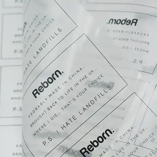 Custom Iron On Heat Transfer Clothing Care Label